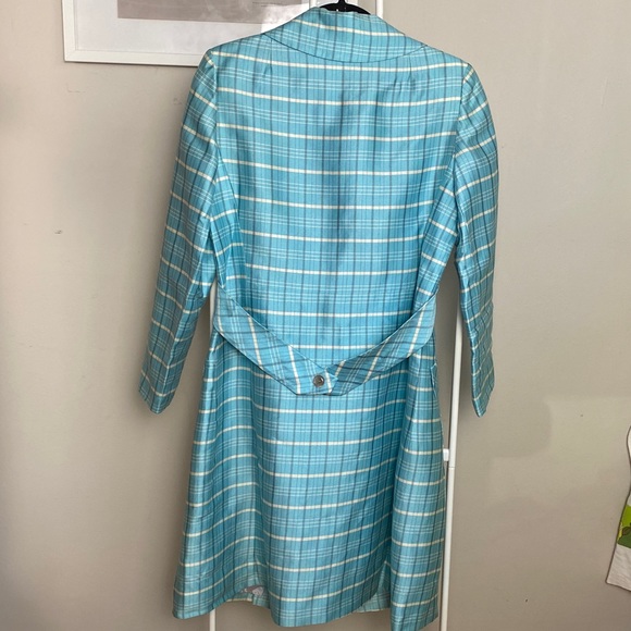 Gorgeous 1960s Blue Striped Jacket - Picture 2 of 6